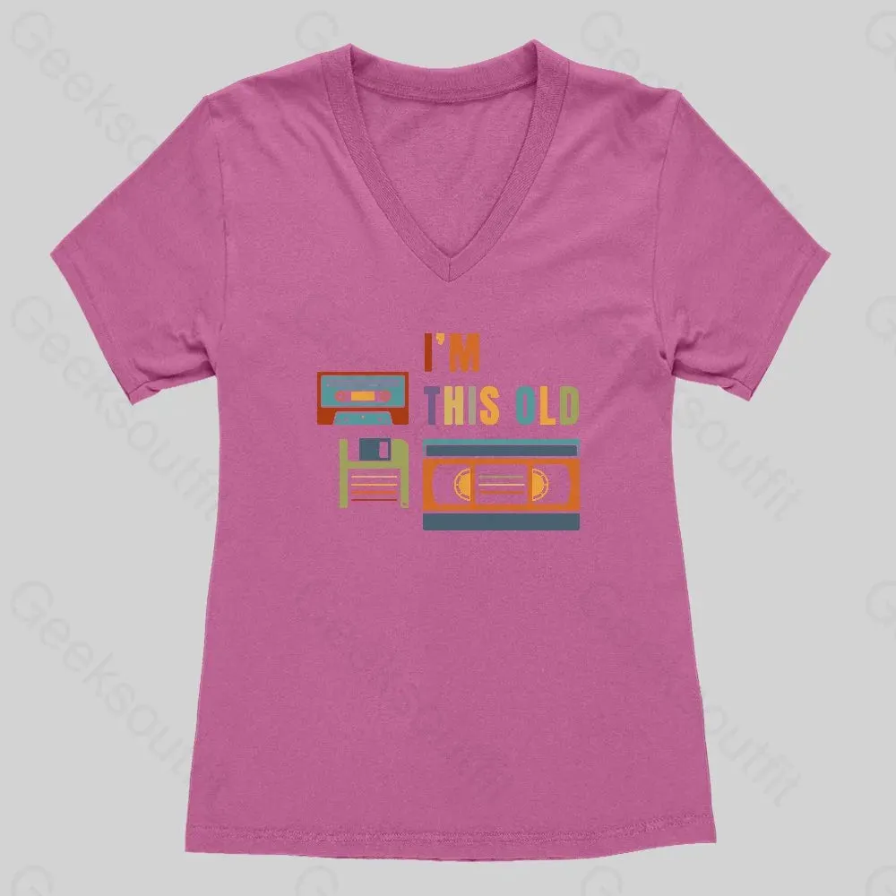 Im This Old Women's V-Neck T-shirt - Image 4