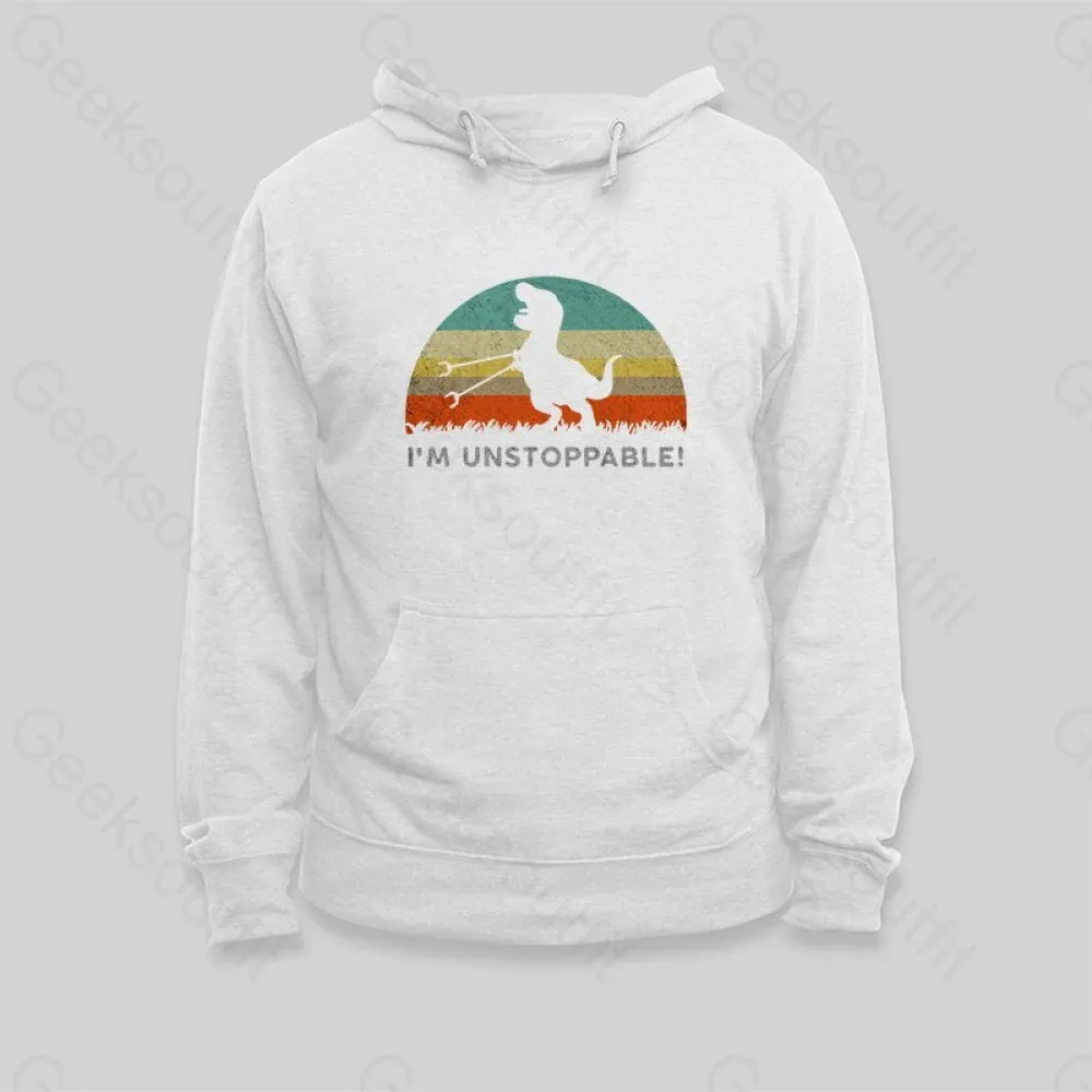 Alternative view of I'm Unstoppable T-Rex Hoodie