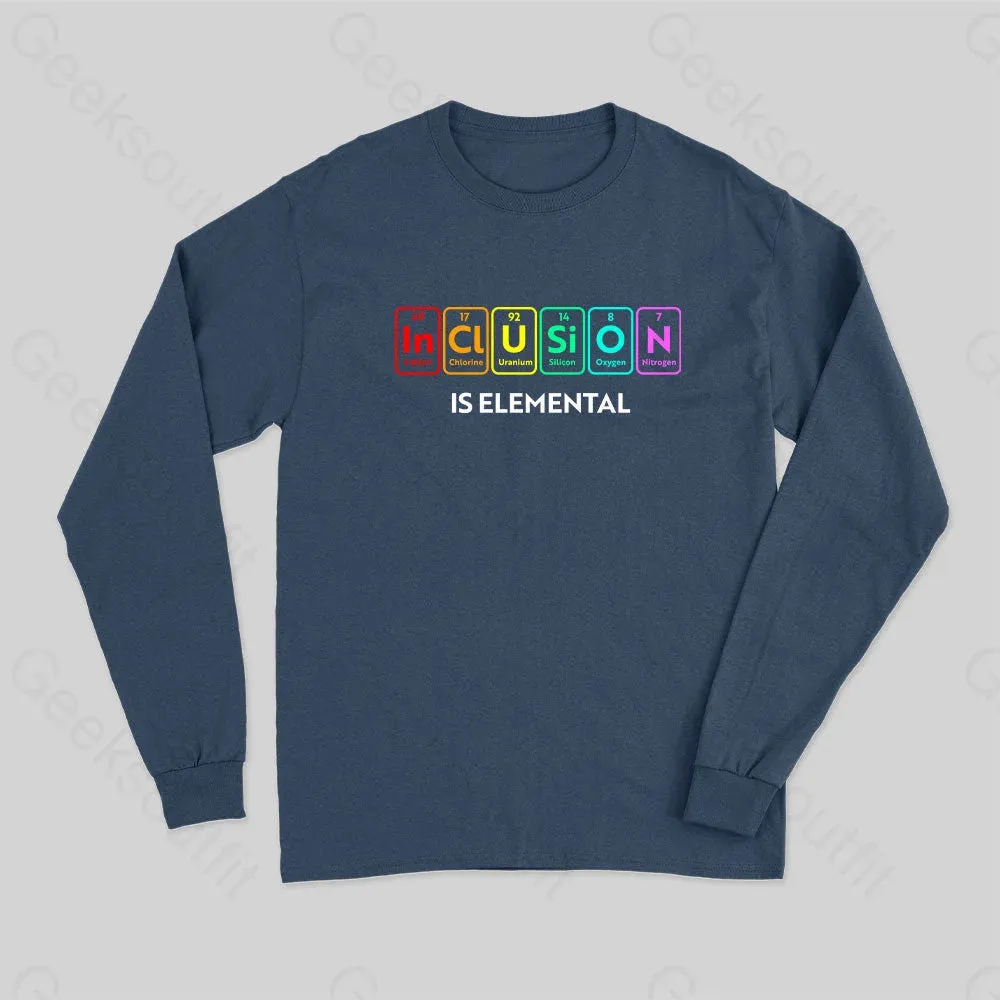 Inclusion Is An Elemental Long Sleeve T-Shirt - Image 3