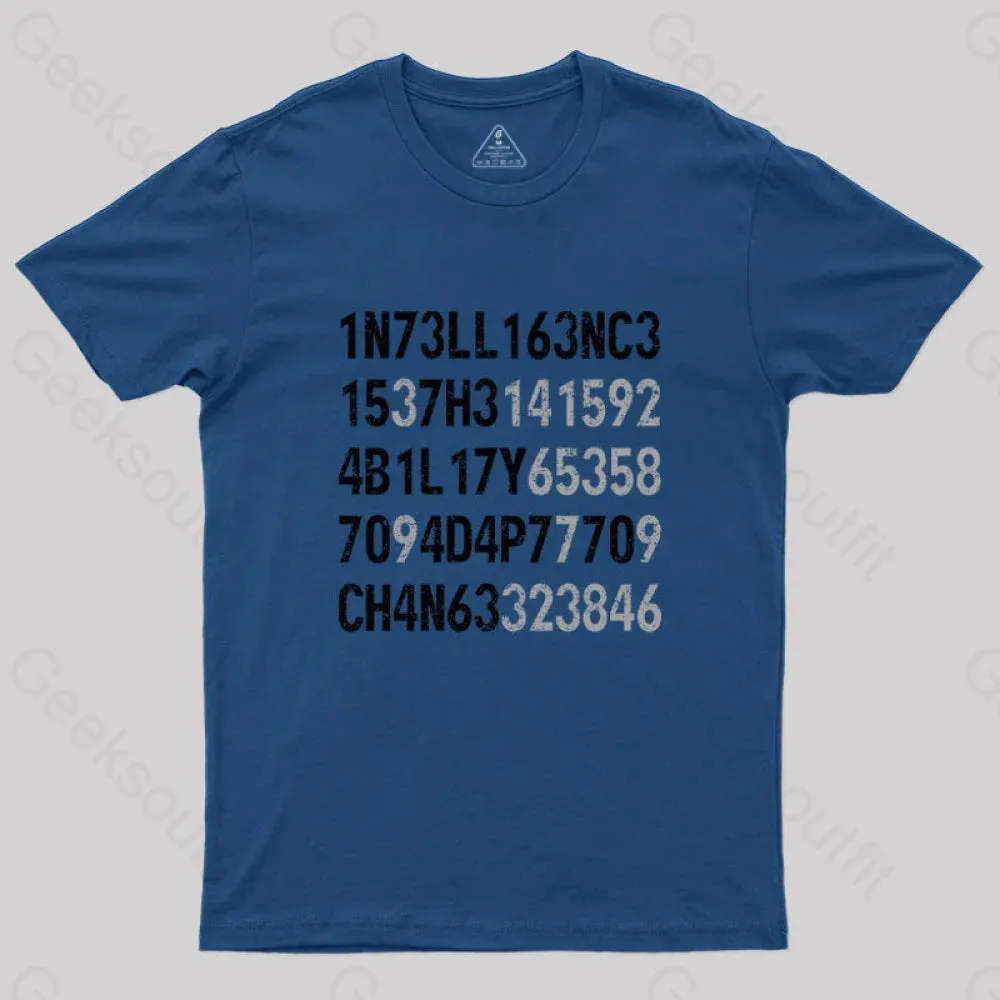 Intelligence Is The Ability To Adapt To Change T-Shirt - Image 3