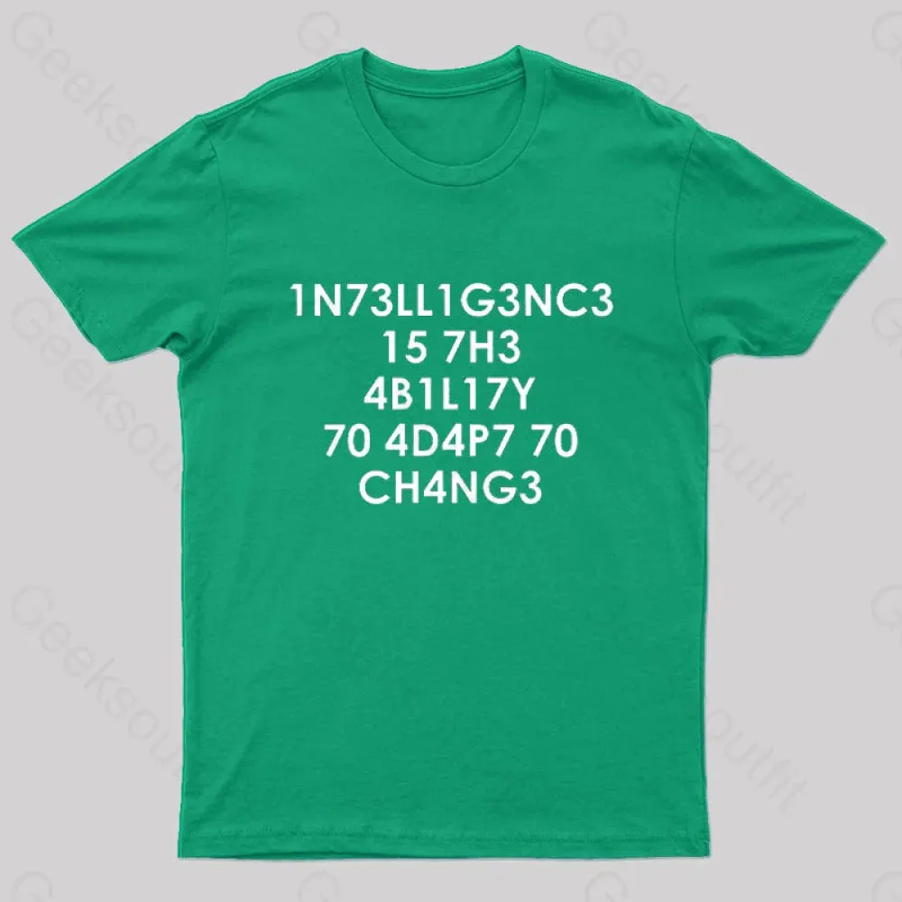 Intelligence Nerd T-Shirt - Image 4