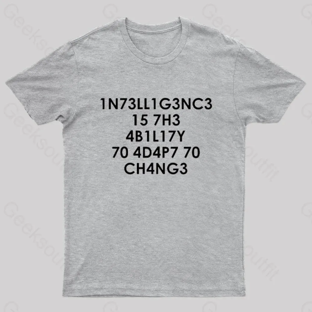 Intelligence Nerd T-Shirt - Image 7