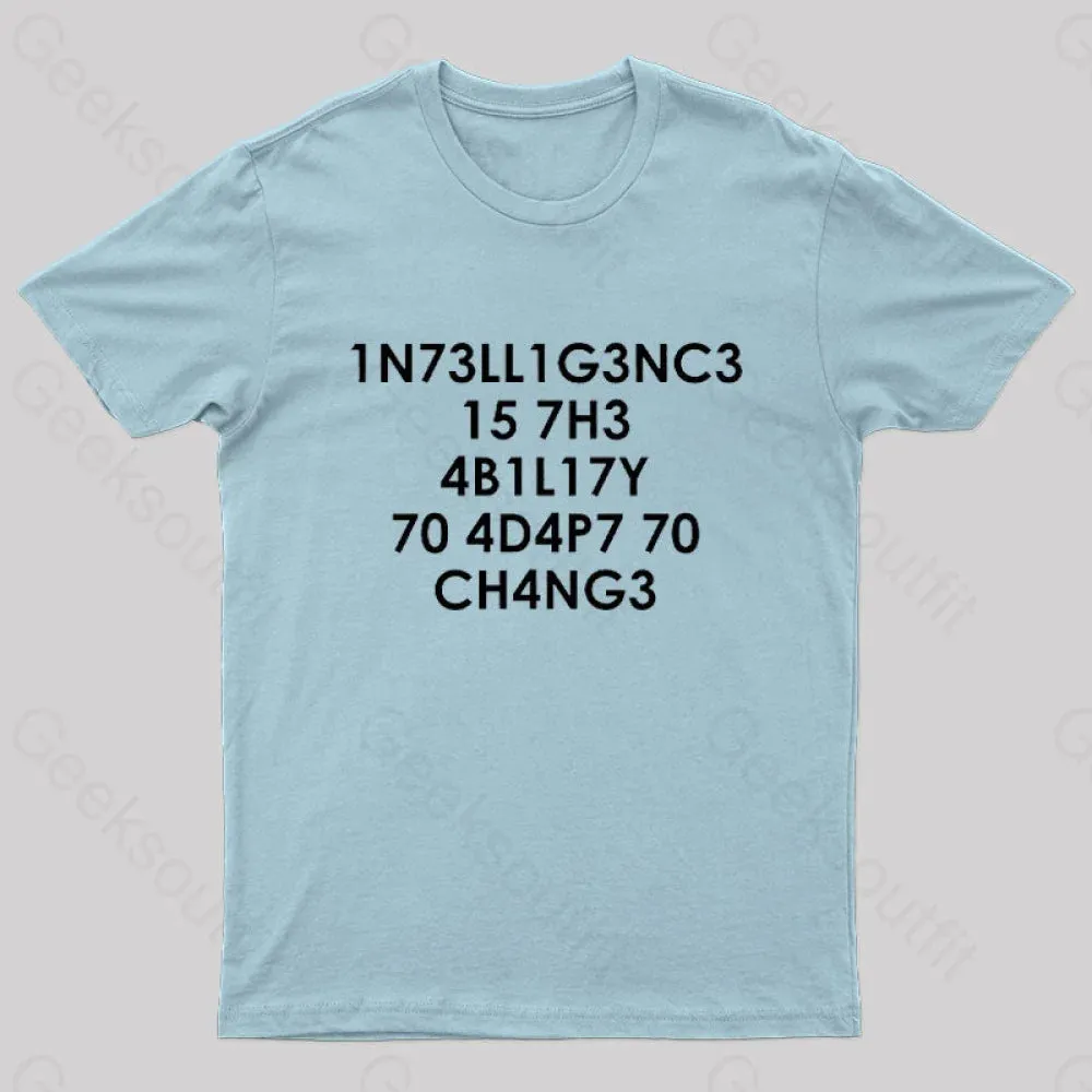 Intelligence Nerd T-Shirt - Image 6
