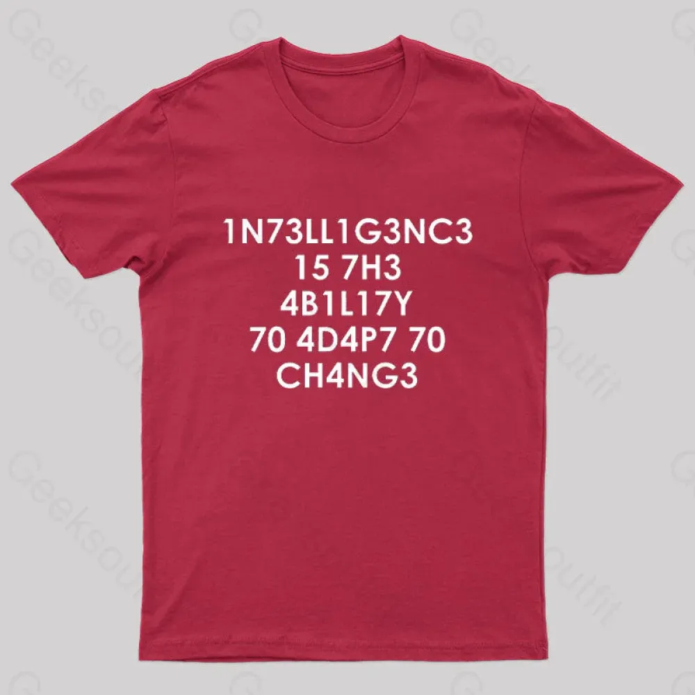 Intelligence Nerd T-Shirt - Image 5
