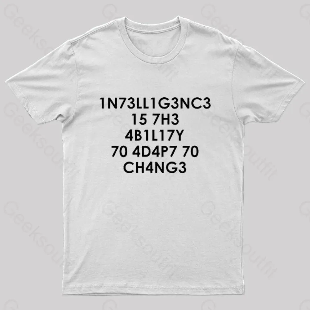 Intelligence Nerd T-Shirt - Image 8