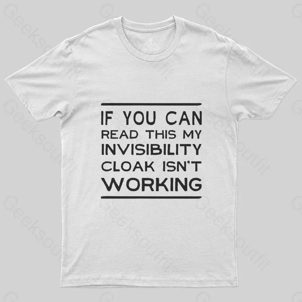 Alternative view of Invisible Cloak T-Shirt