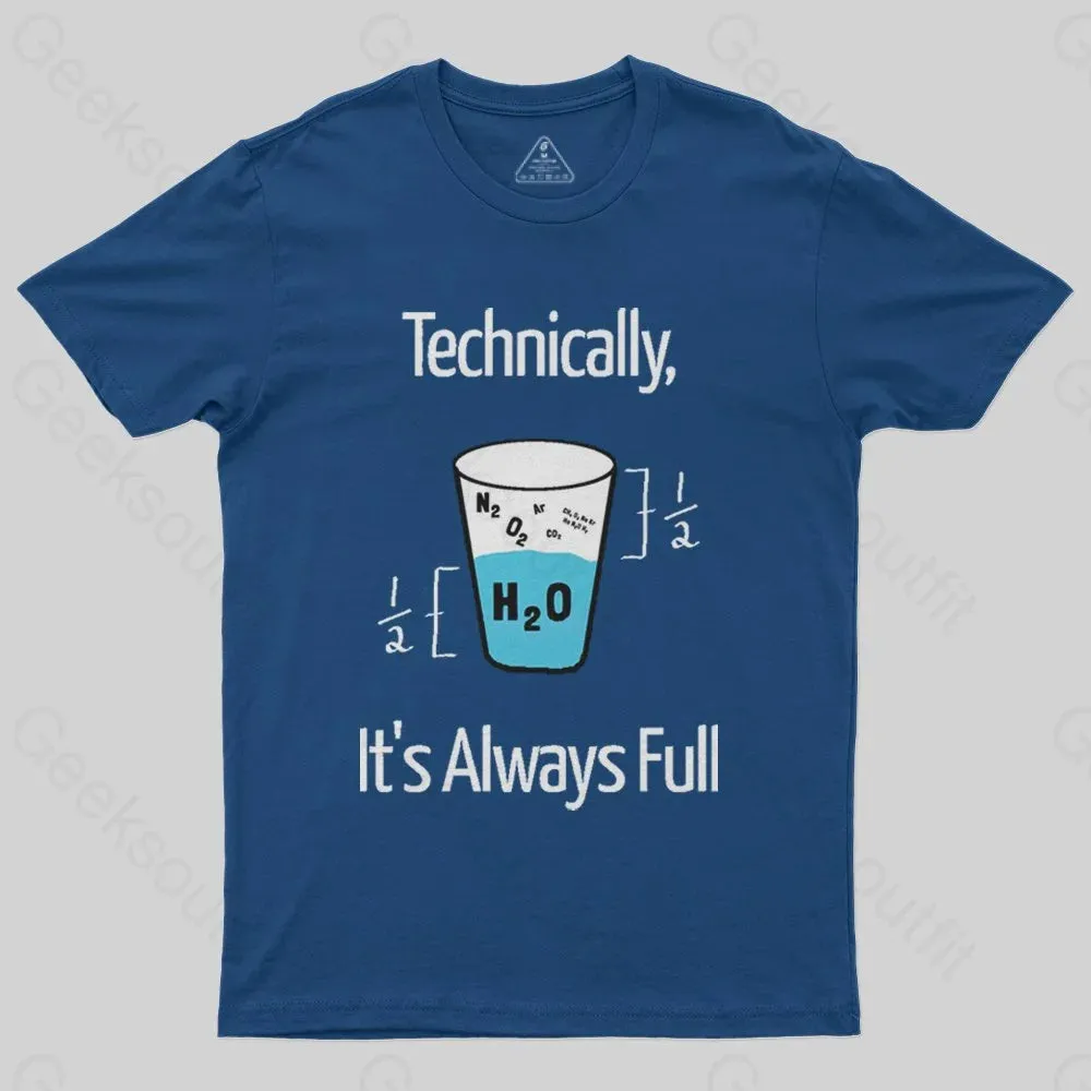 It's Always Full Science Nerd T-Shirt - Image 2