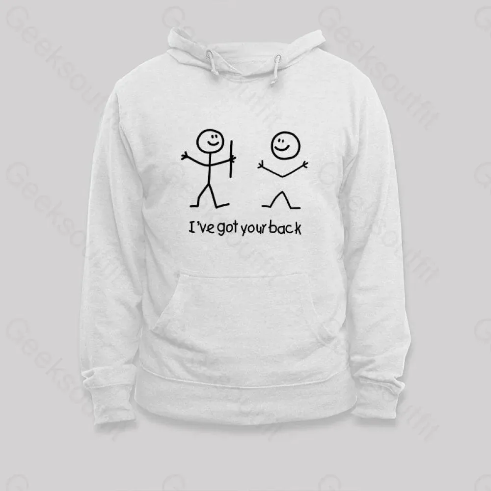 Alternative view of I've Got Your Back Hoodie