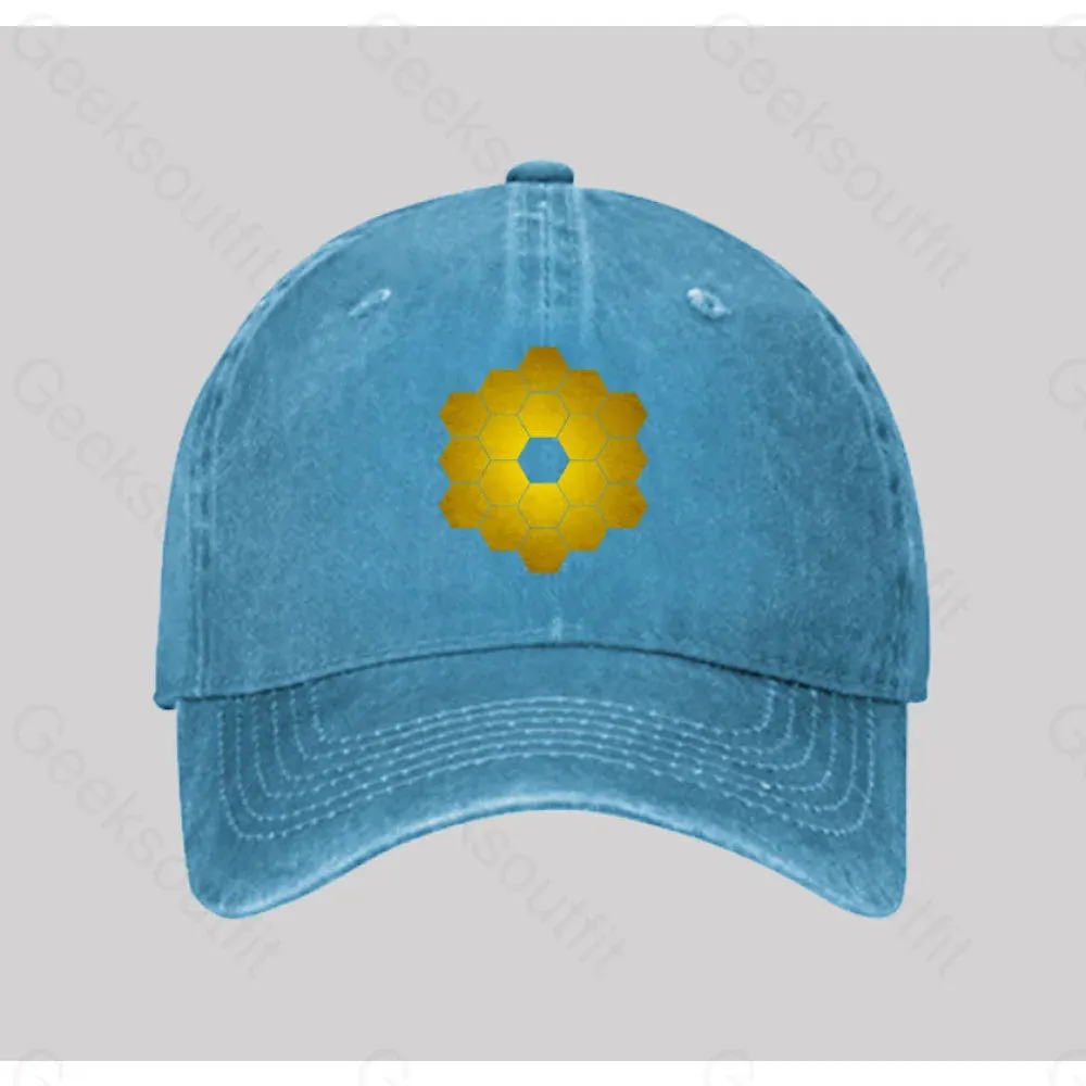 James Webb Space Telescope Washed Vintage Baseball Cap - Image 5