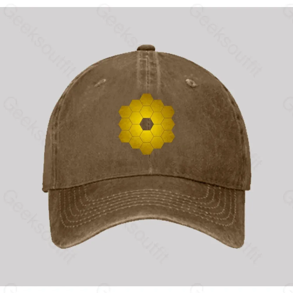 James Webb Space Telescope Washed Vintage Baseball Cap
