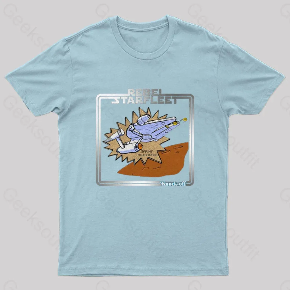 Knock-off Scifi Space Millenniprise Geek T-Shirt - Image 6