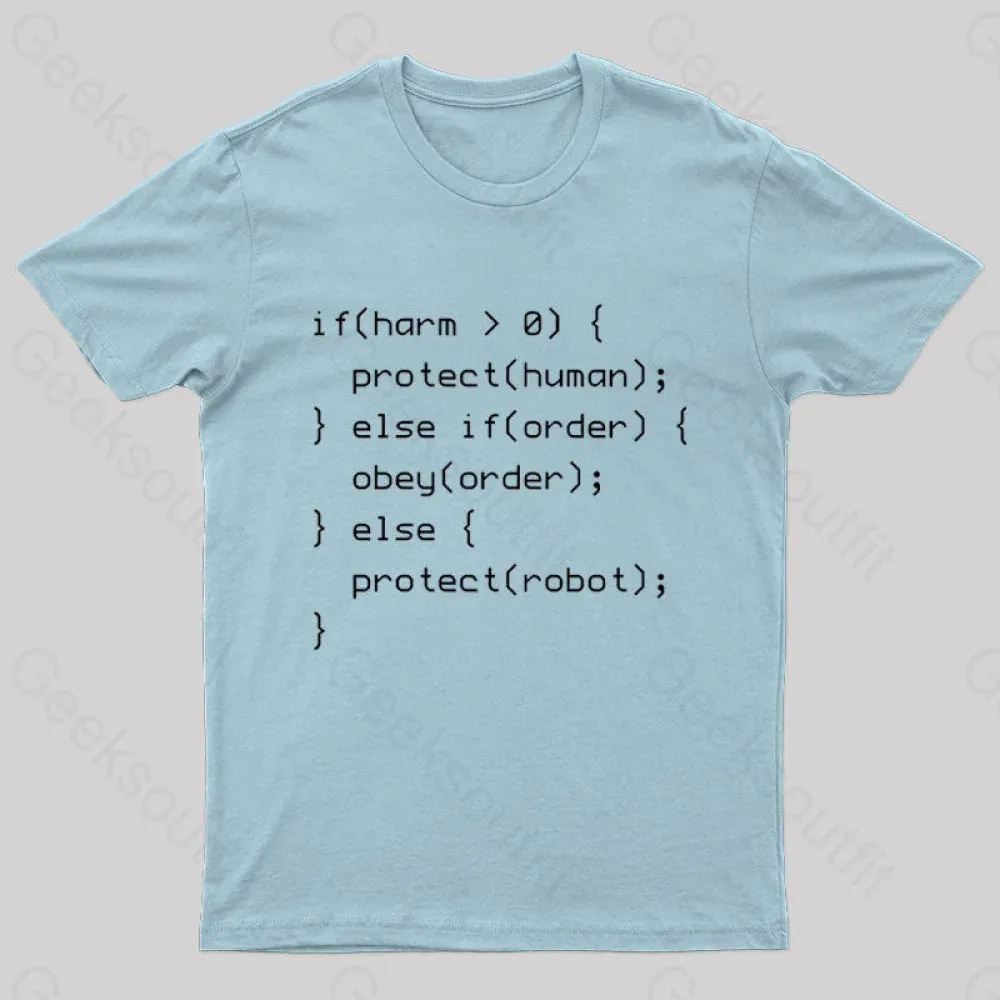 Laws of Robotics Nerd T-Shirt - Image 6