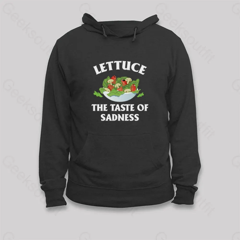Alternative view of Lettuce The Taste Of Sadness Hoodie