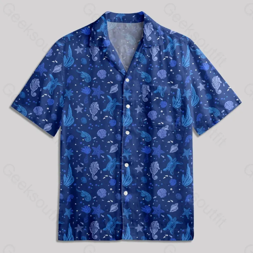 Marine Life Button Up Pocket Shirt - Image 2