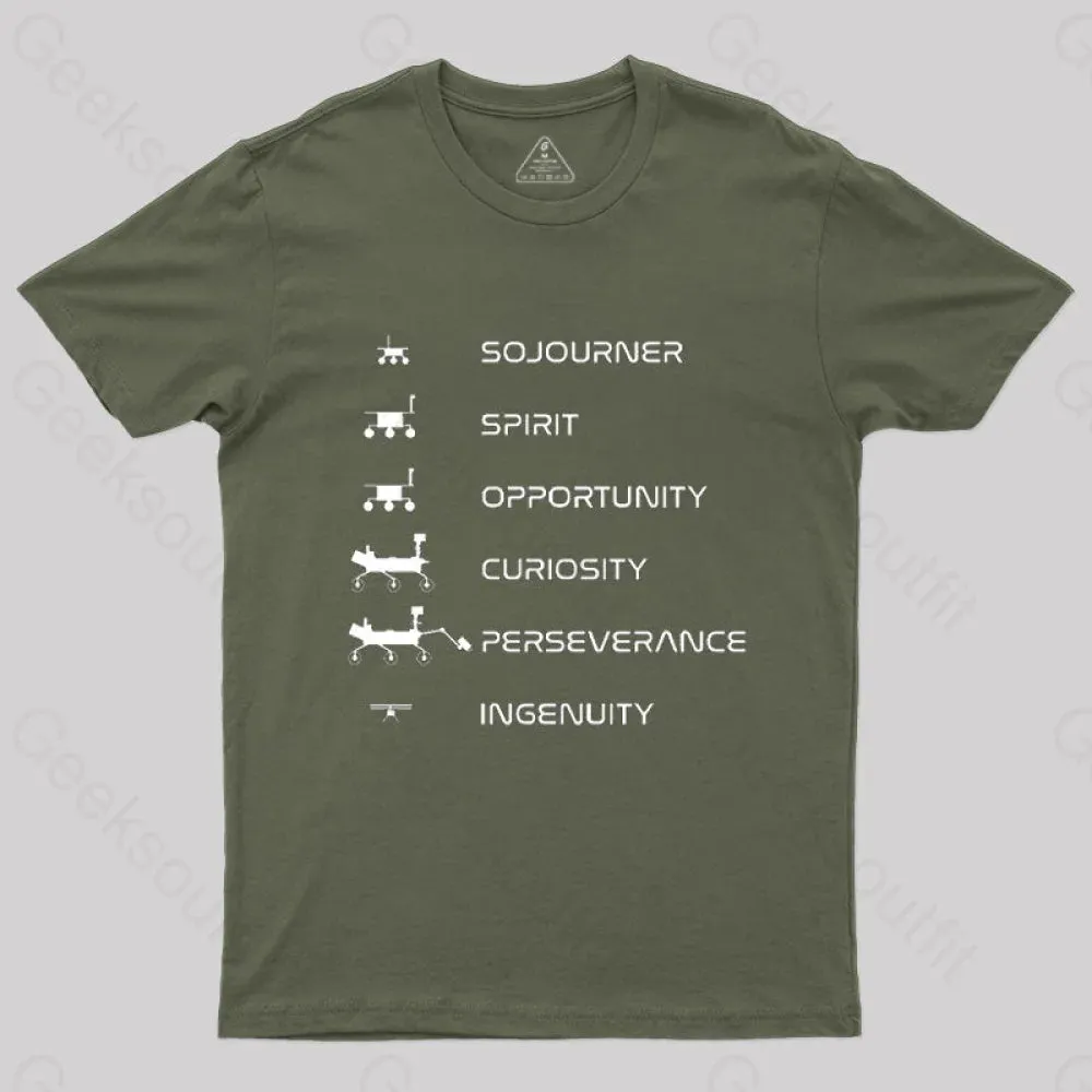 Alternative view of Mars Rovers Family T-Shirt