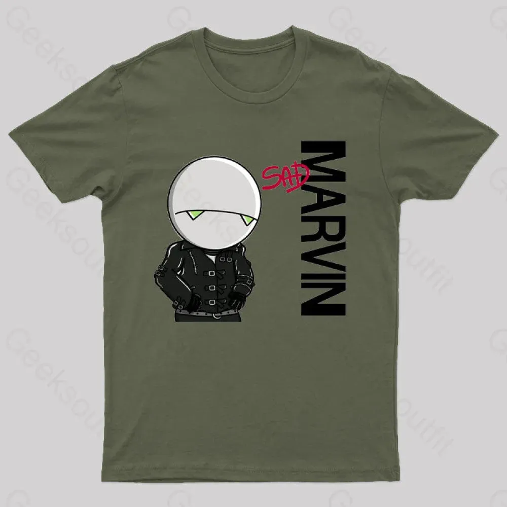 Marvin Sad T-Shirt - Image 3