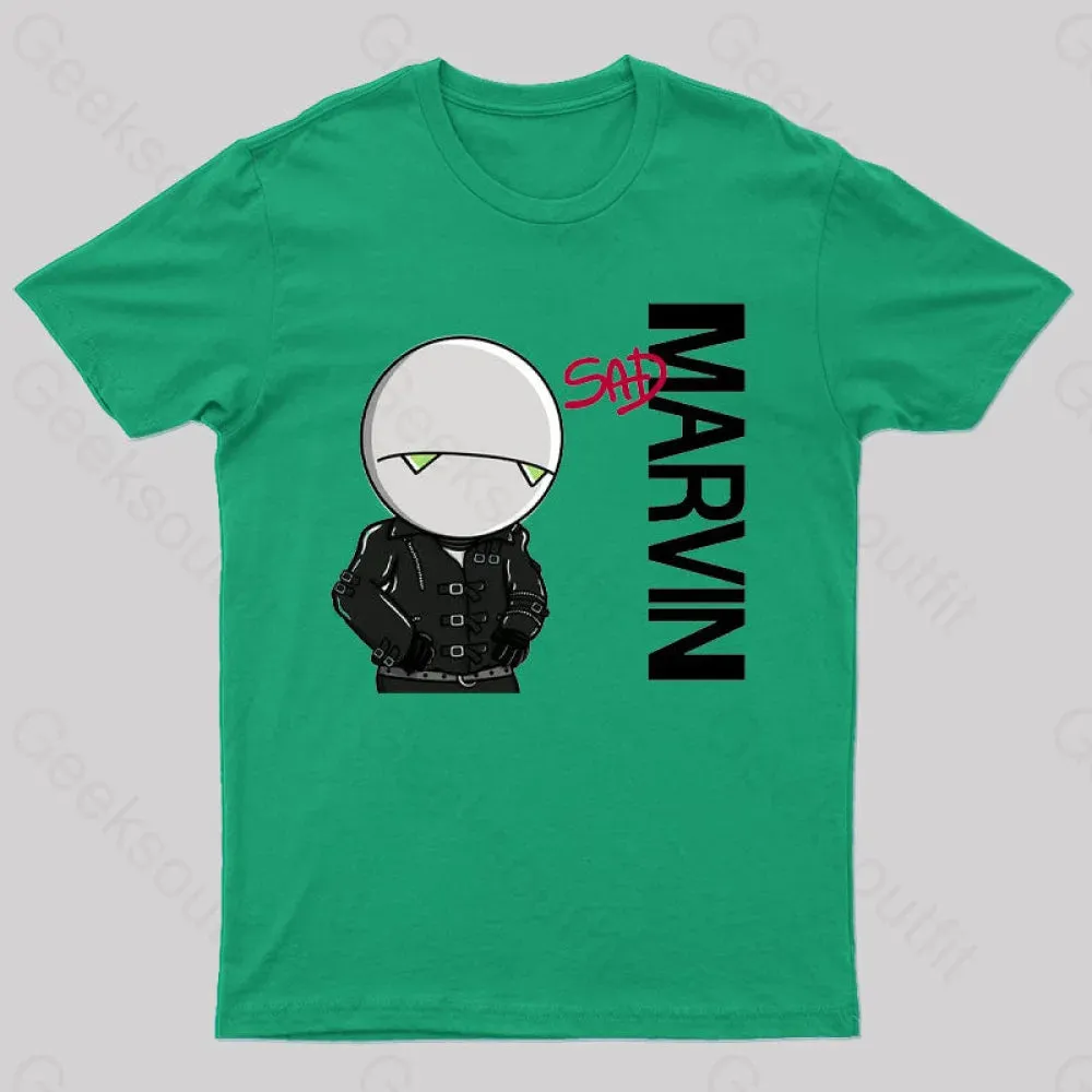 Marvin Sad T-Shirt - Image 7