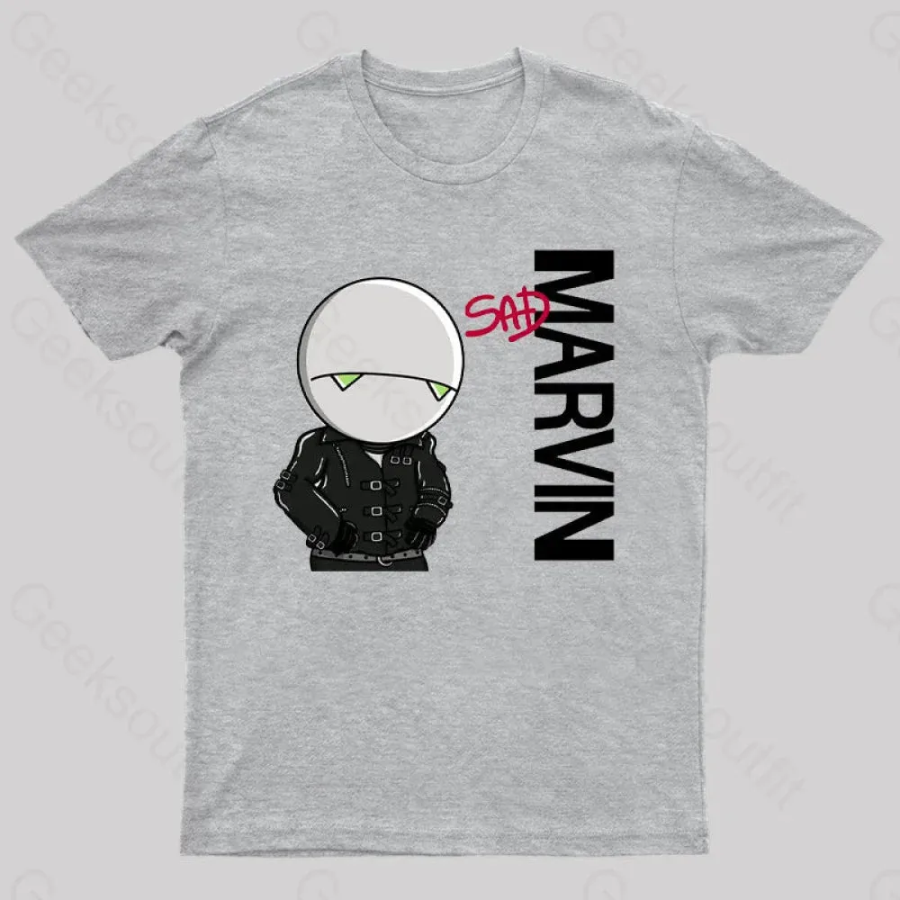 Marvin Sad T-Shirt - Image 6