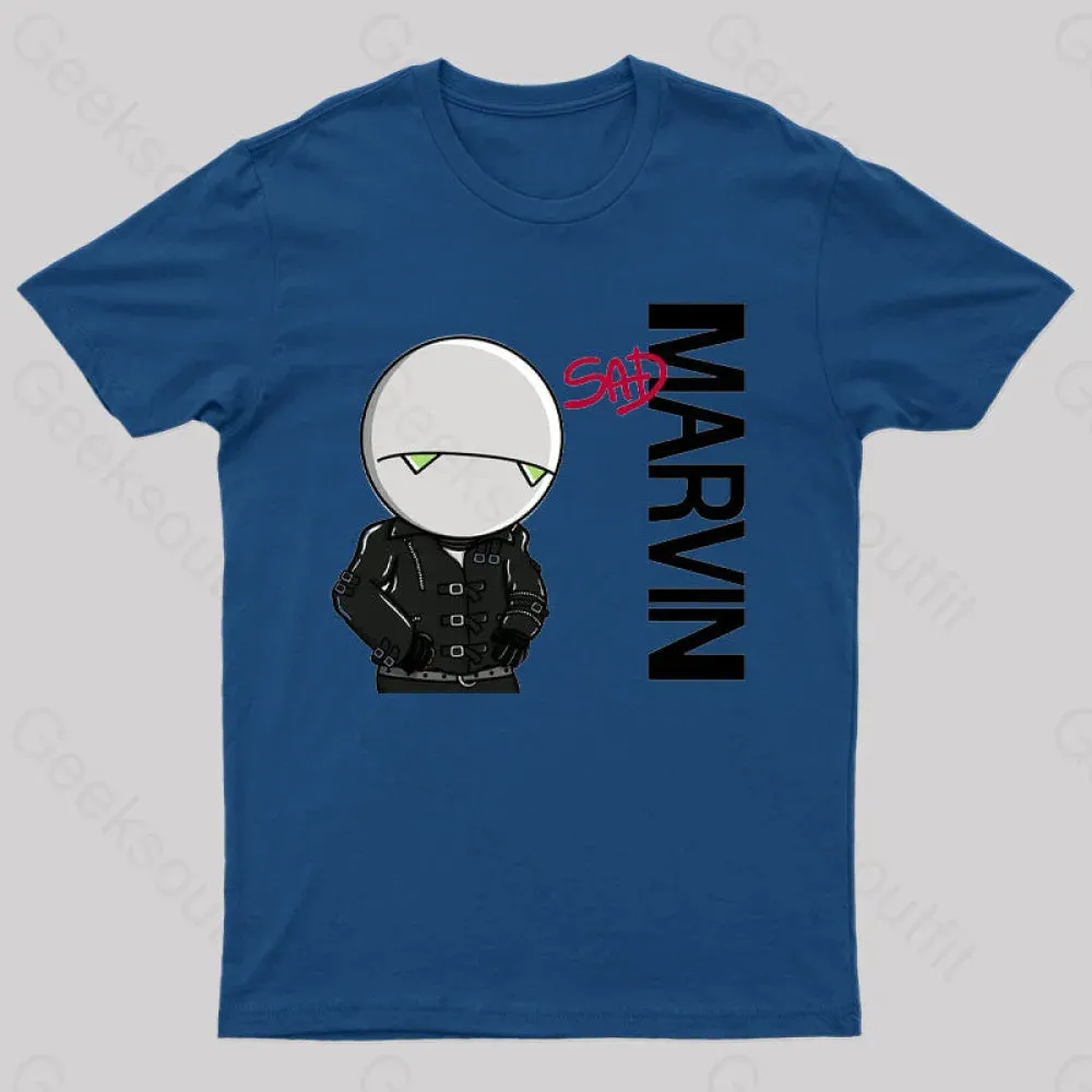 Marvin Sad T-Shirt - Image 2
