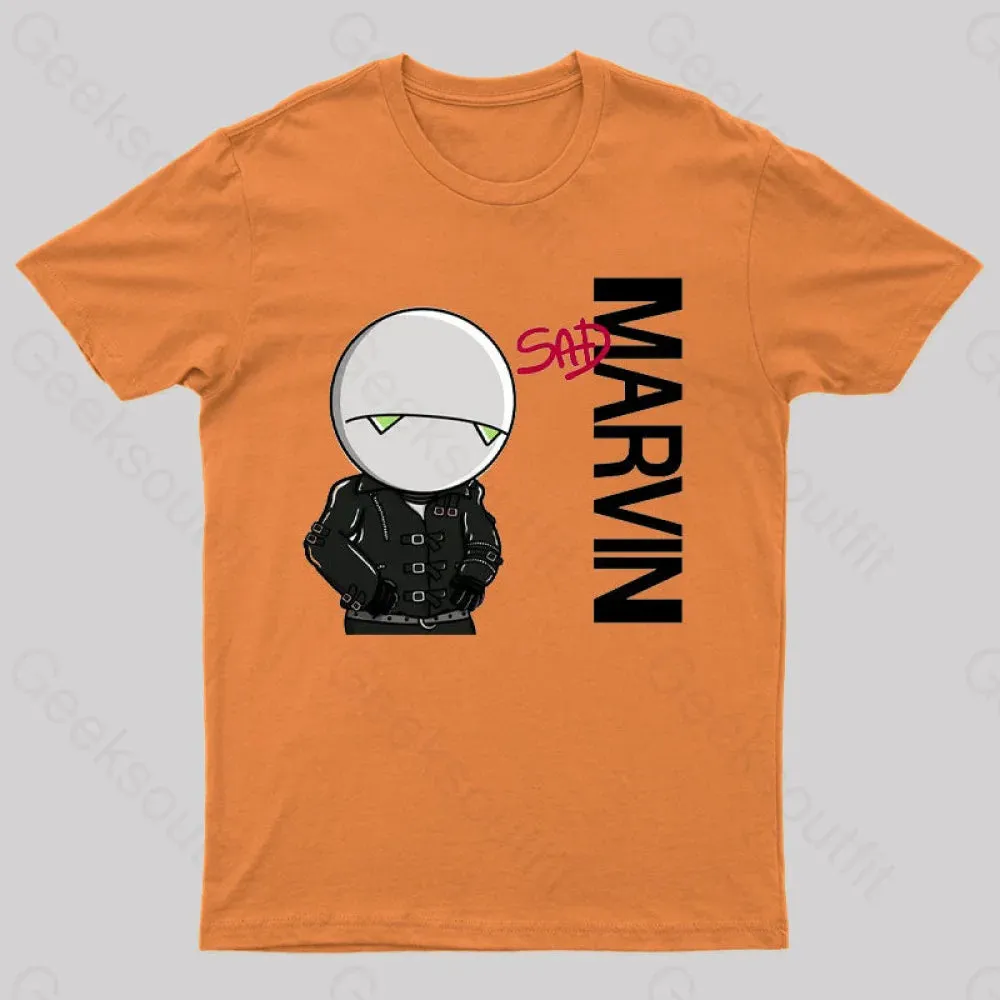 Marvin Sad T-Shirt - Image 4