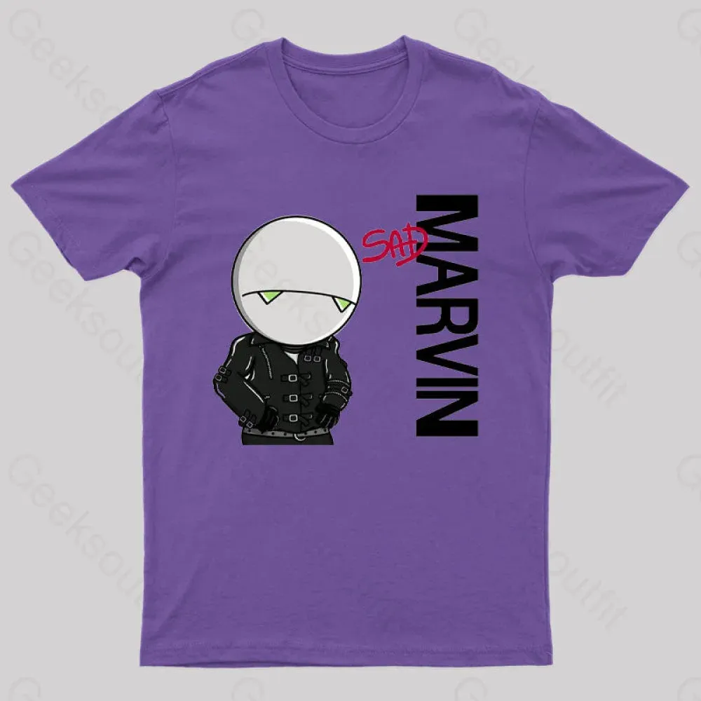 Marvin Sad T-Shirt - Image 5