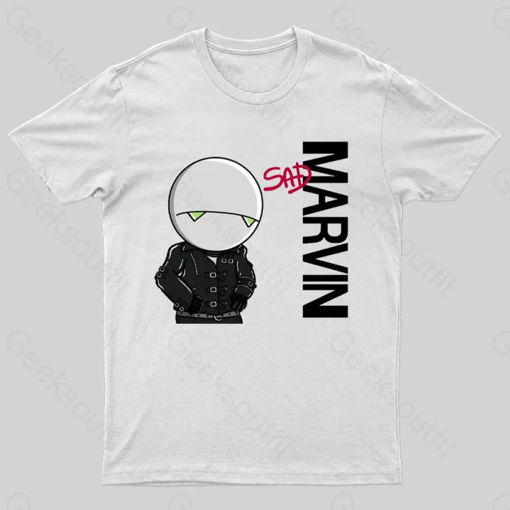 Marvin Sad T-Shirt - Image 8