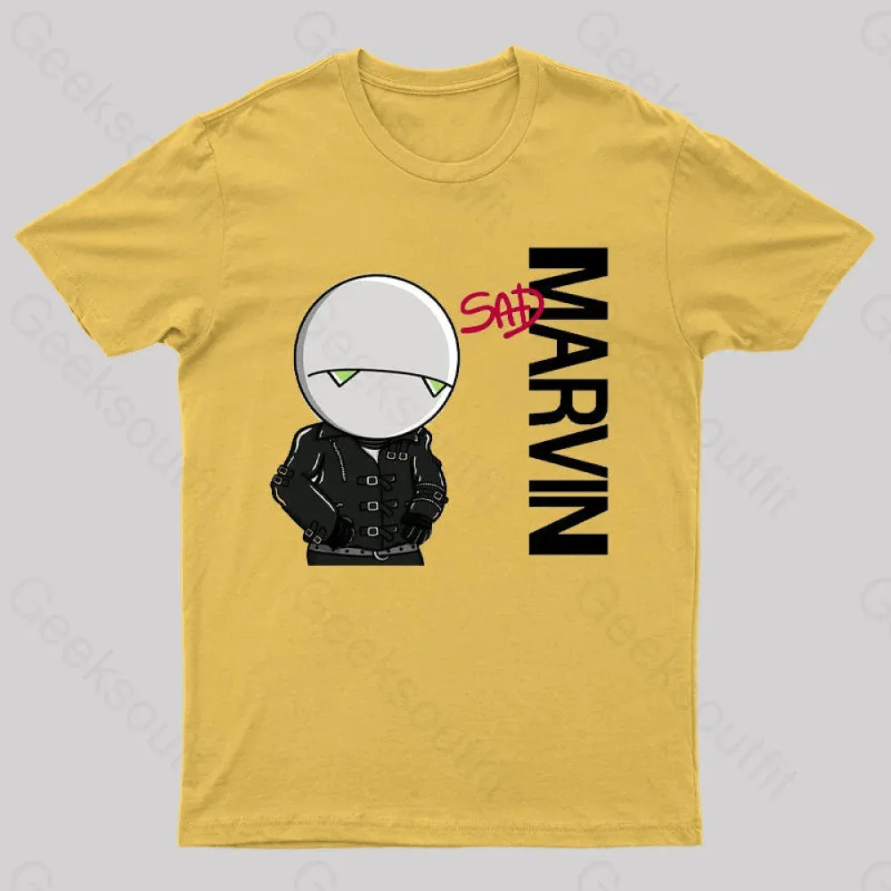 Marvin Sad T-Shirt - Image 10