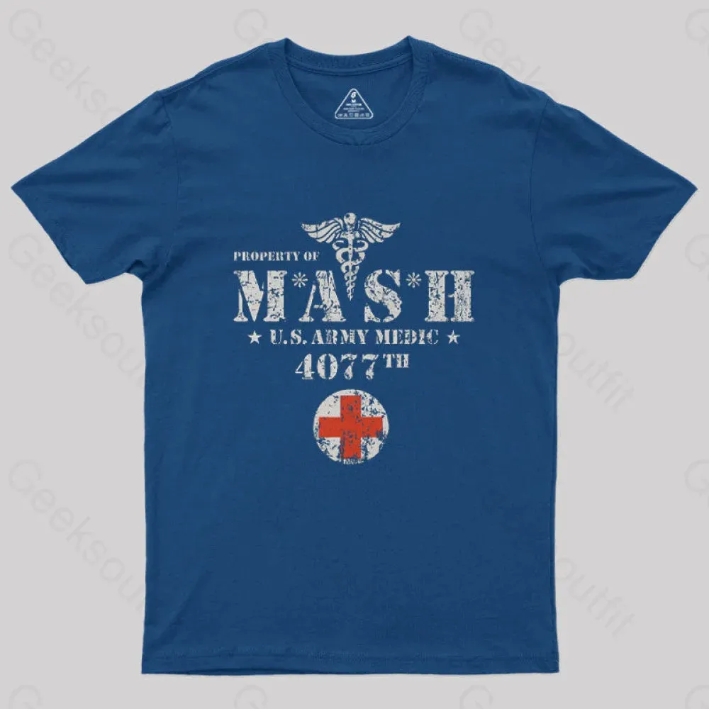 Alternative view of MASH TV Show Geek T-Shirt