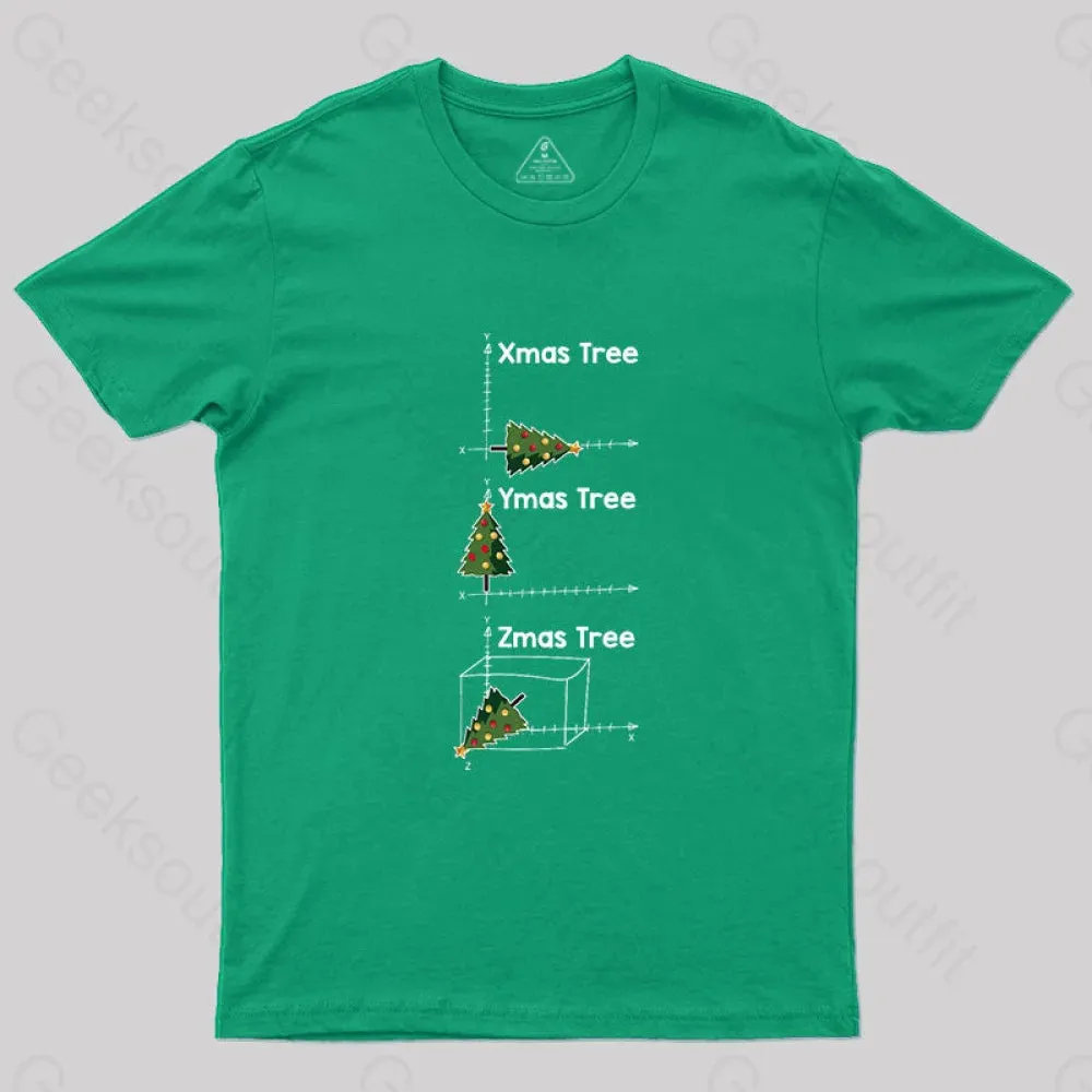 Math Christmas Tree T-Shirt - Image 4