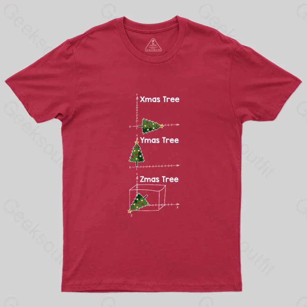 Math Christmas Tree T-Shirt - Image 5