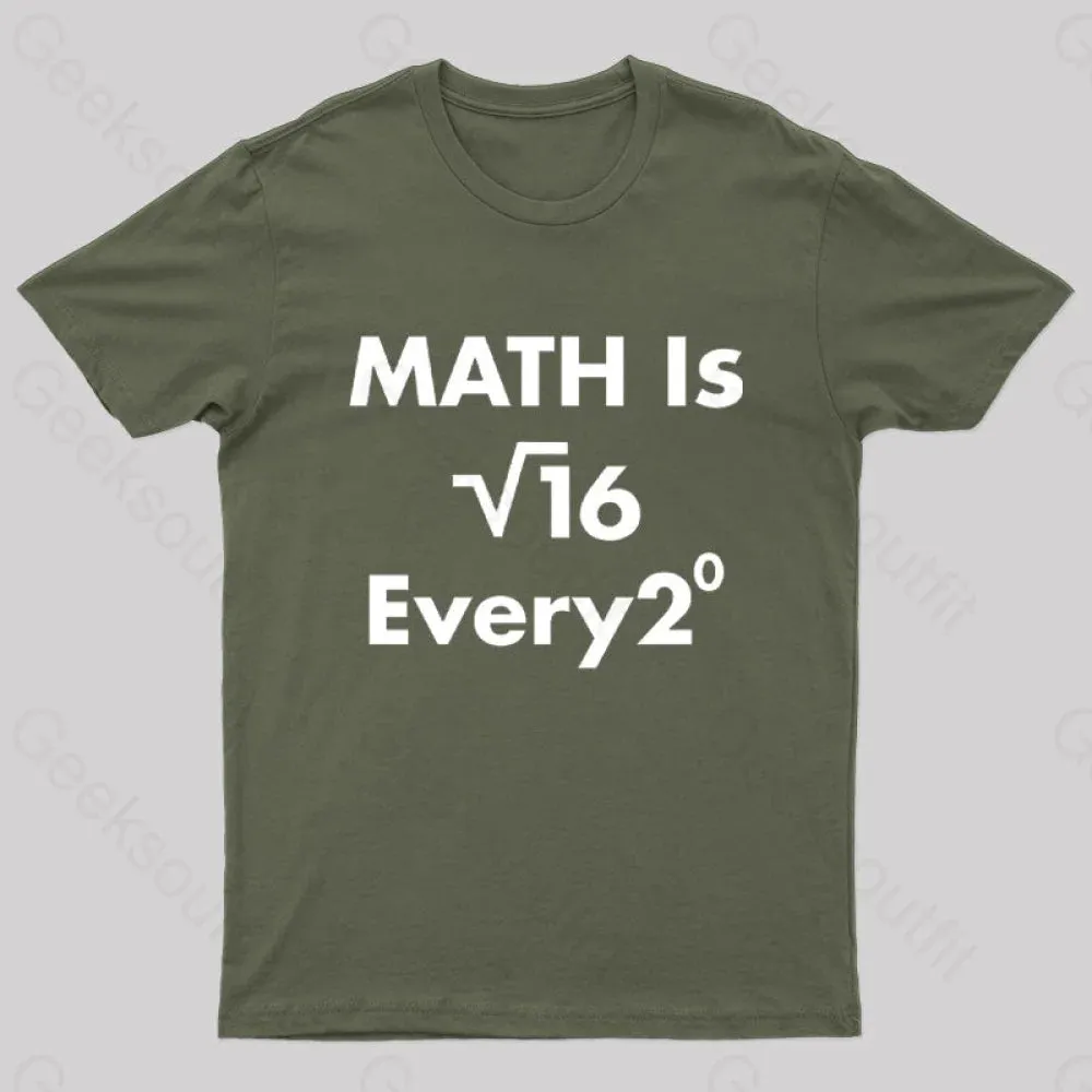 Math Is For Every One Nerd T-Shirt - Image 5