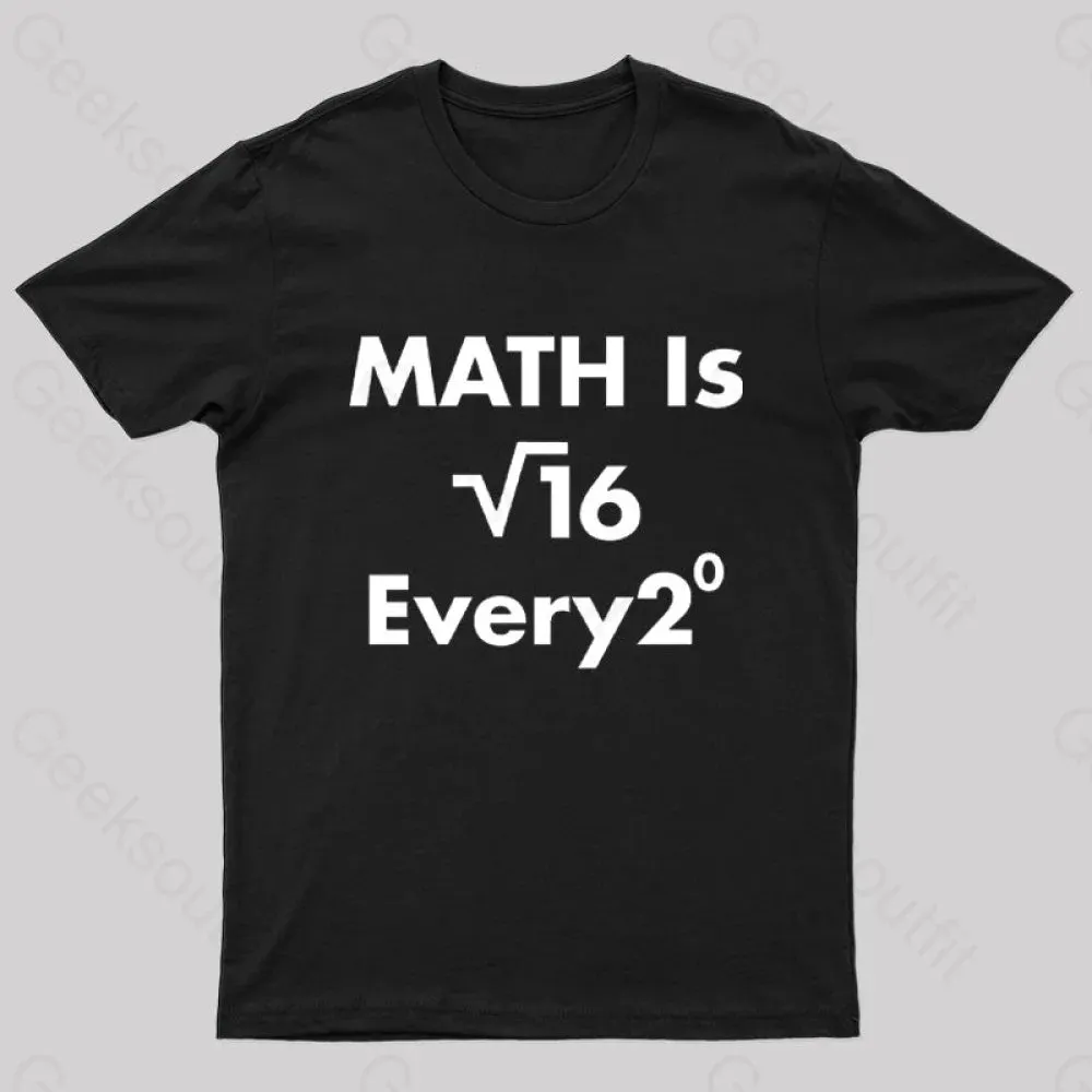 Math Is For Every One Nerd T-Shirt - Image 3