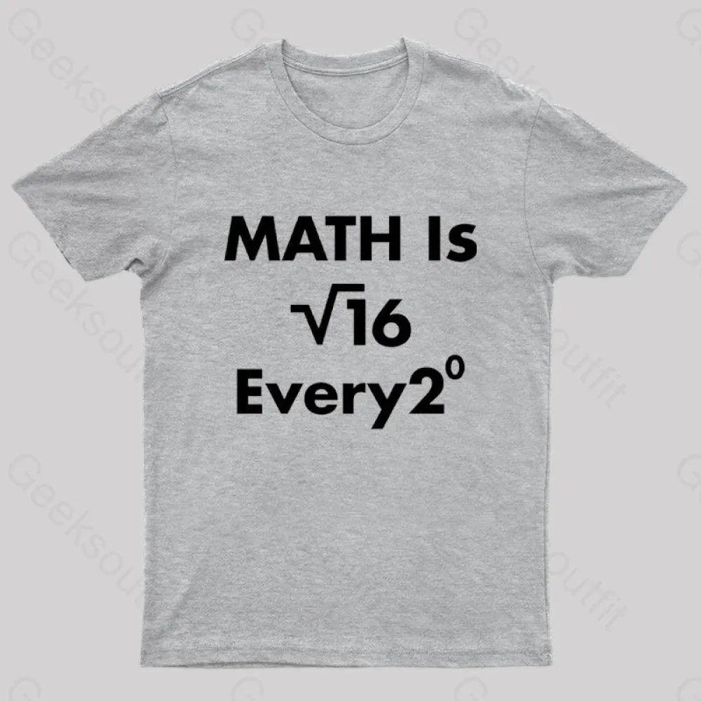 Math Is For Every One Nerd T-Shirt - Image 7