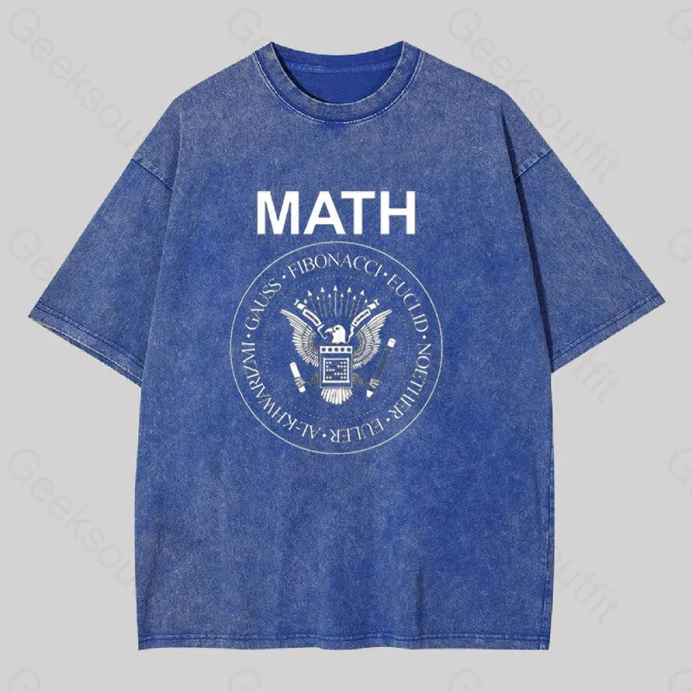 Math Rock Geek Washed T-shirt - Image 2