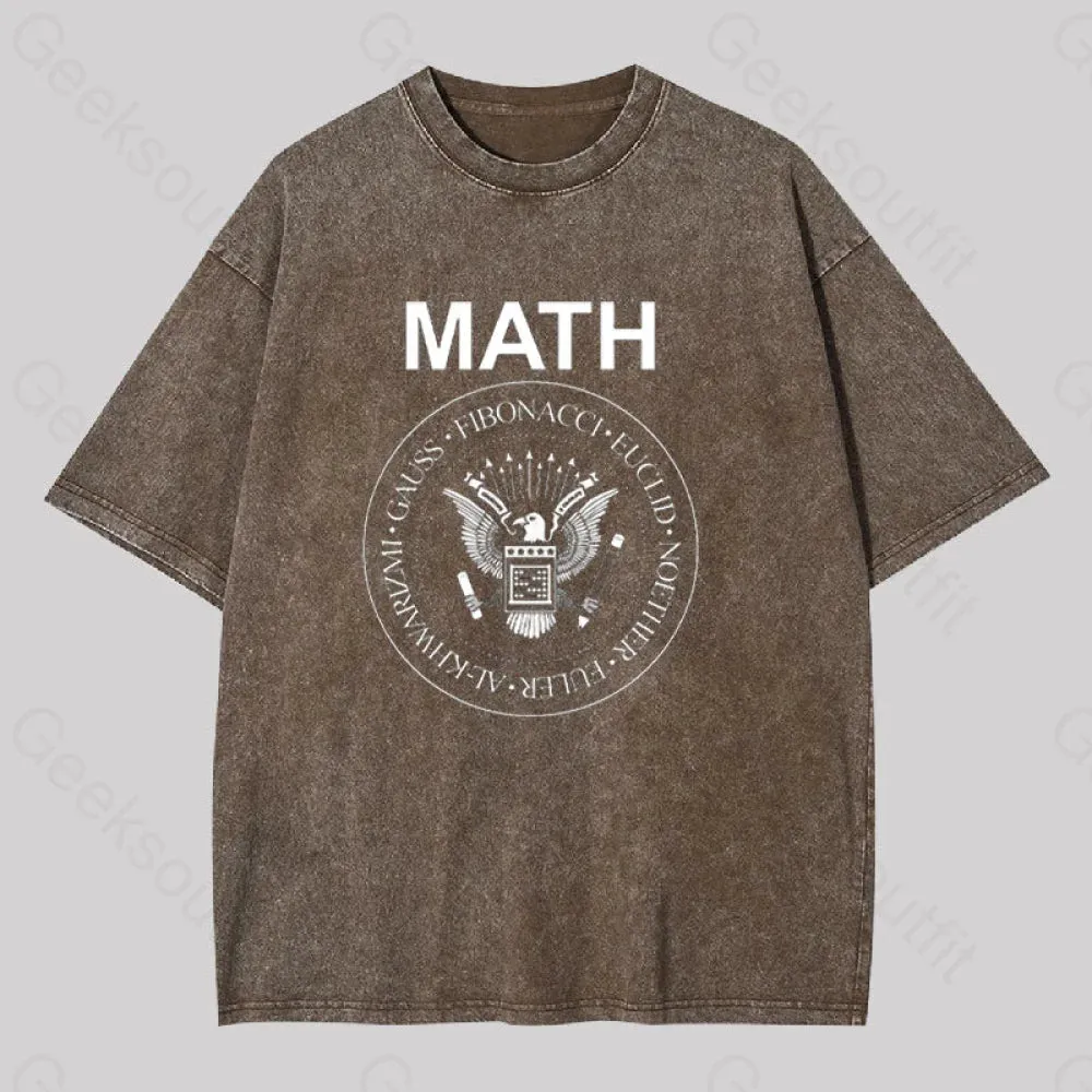 Math Rock Geek Washed T-shirt - Image 4