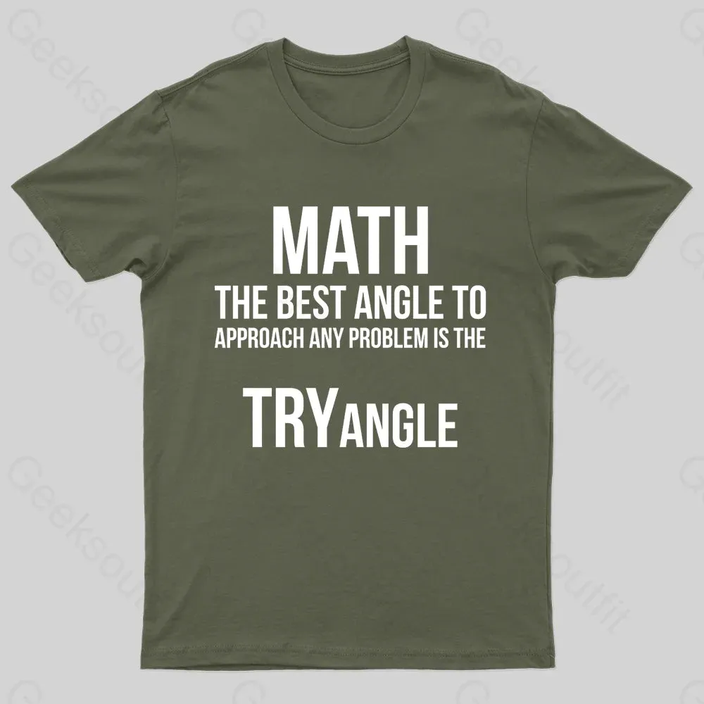Math Tryangle Nerd T-Shirt - Image 3