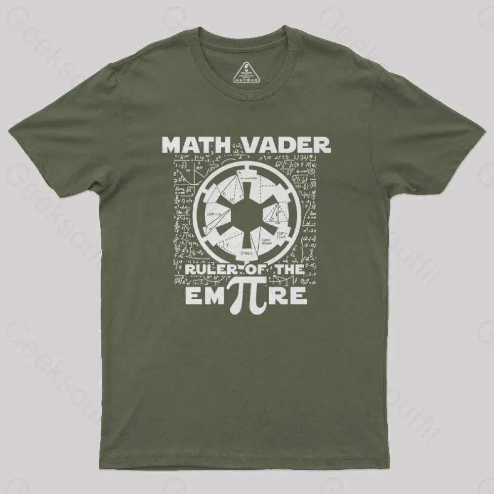 Math Vader Geek T-Shirt - Image 3