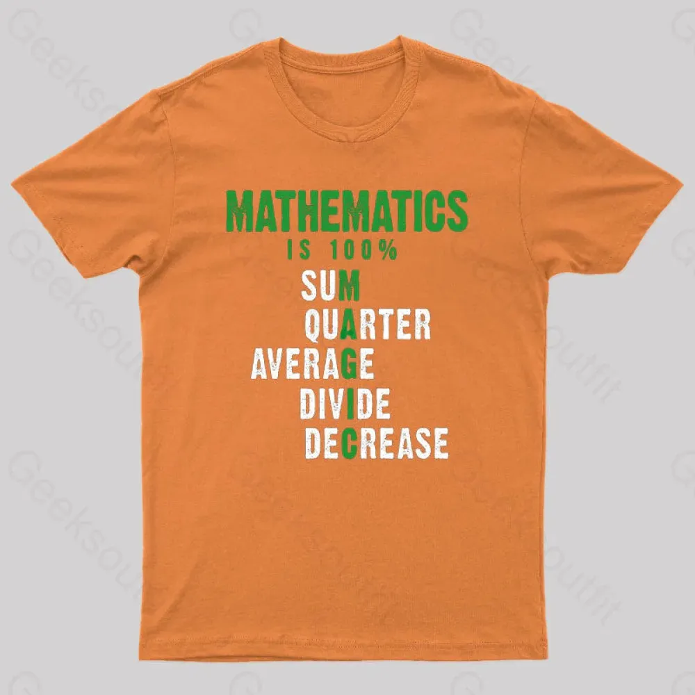 Mathematics is 100% Magic , Statistic, Calculus Nerd T-Shirt - Image 6