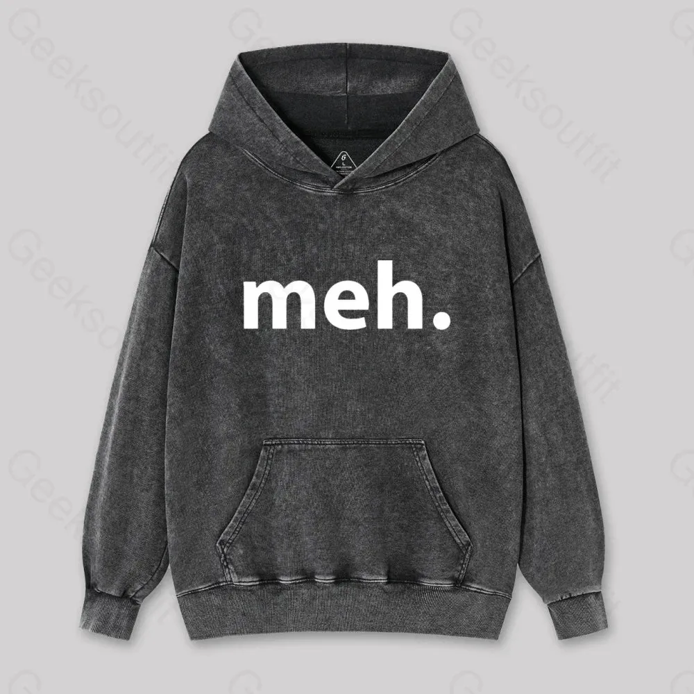 Alternative view of Meh Washed Hoodie