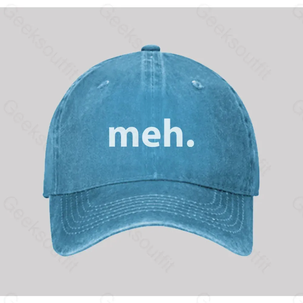 Alternative view of Meh Washed Vintage Baseball Cap