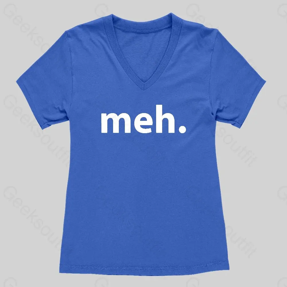Meh Women's V-Neck T-shirt - Image 3