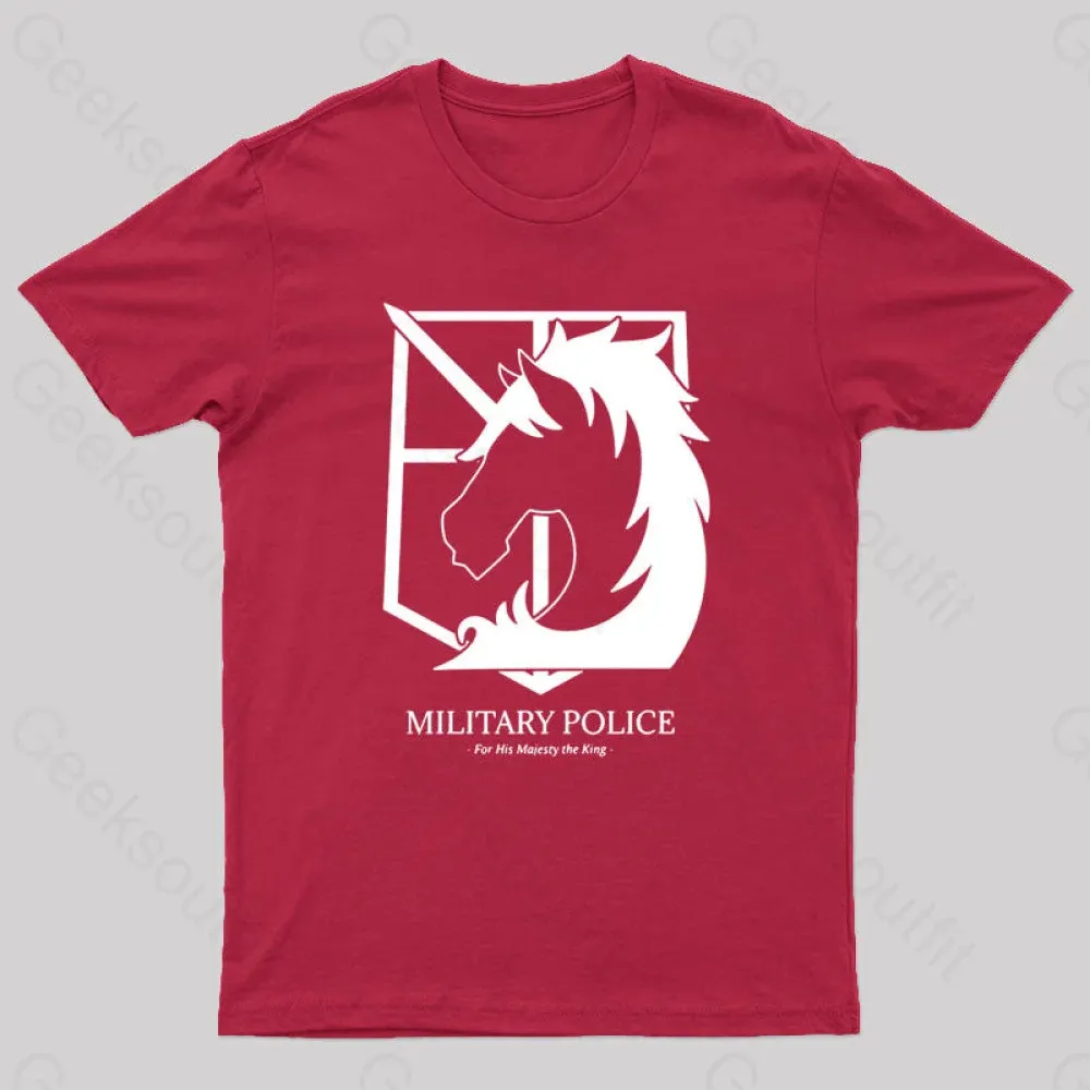 Military Police Geek T-Shirt - Image 8