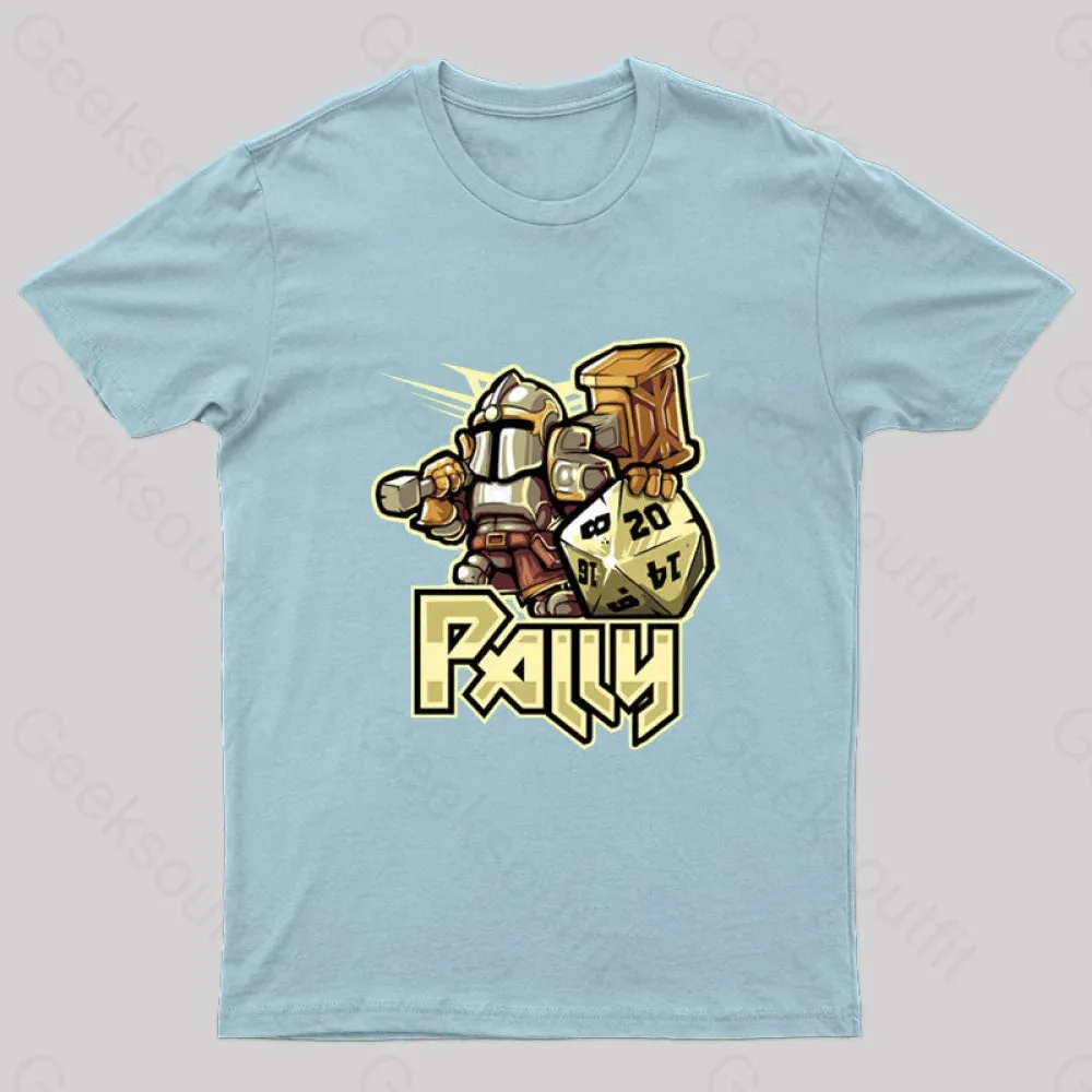 Mini RPG Paladin Nerd T-Shirt - Image 6