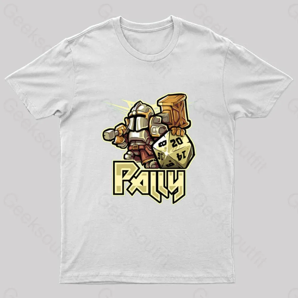Mini RPG Paladin Nerd T-Shirt - Image 8