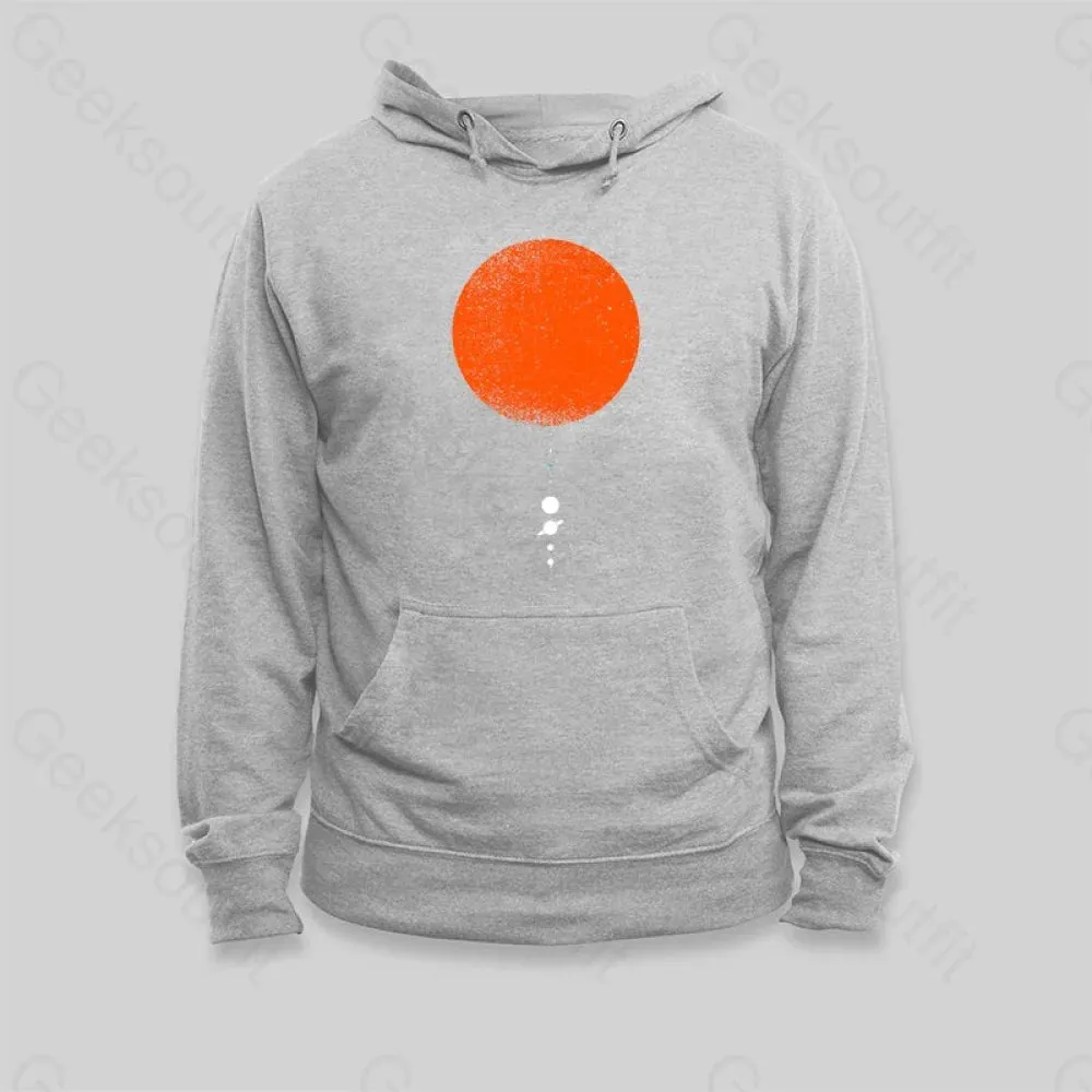 Alternative view of Minimal Solar System Hoodie
