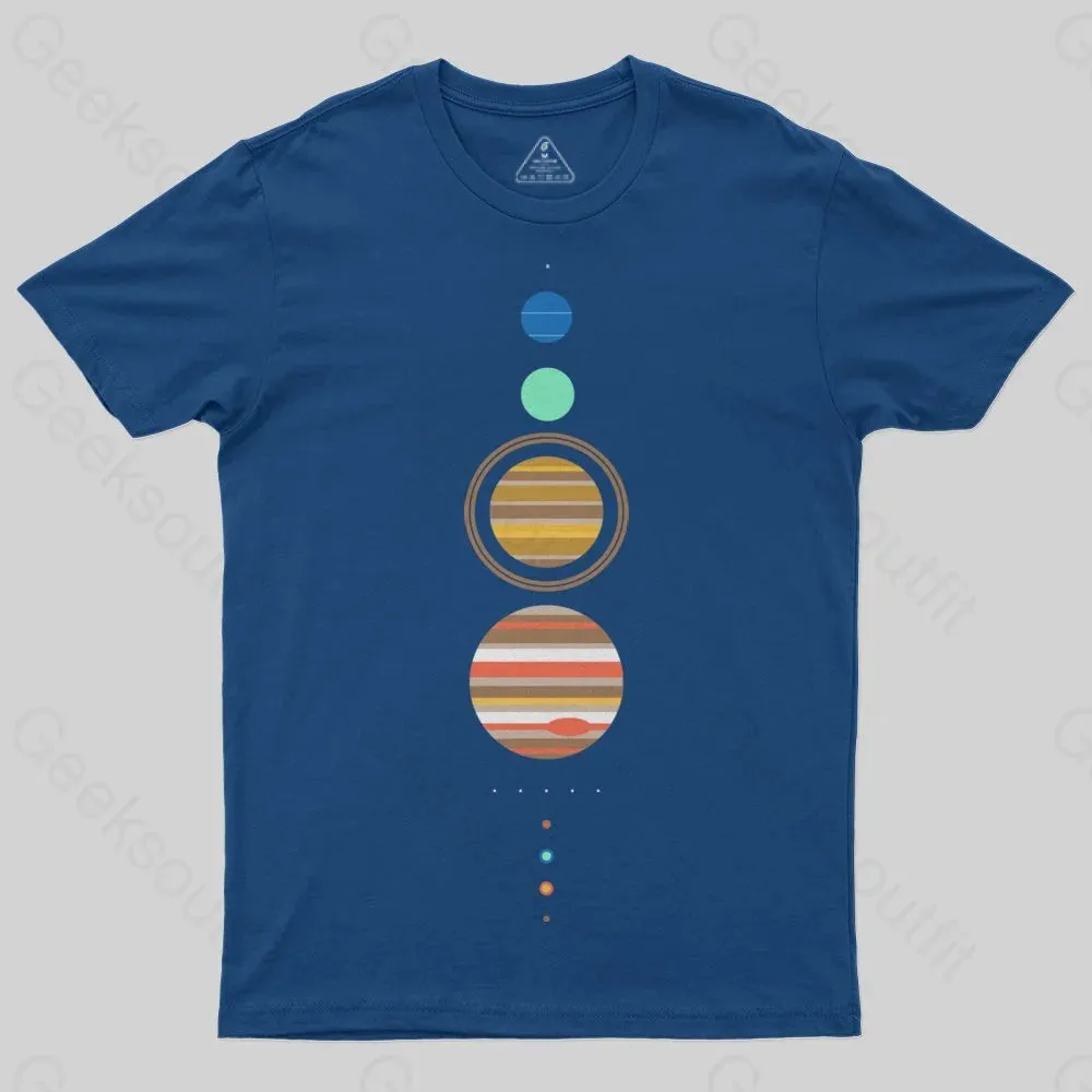 Minimal Solar System T-Shirt - Image 3