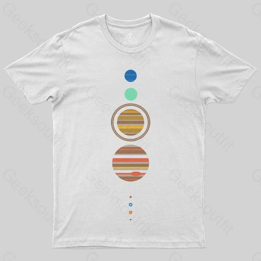 Minimal Solar System T-Shirt - Image 2