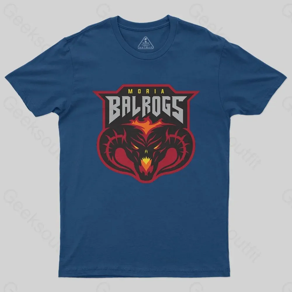 Moria Balrogs Team Logo T-Shirt - Image 3