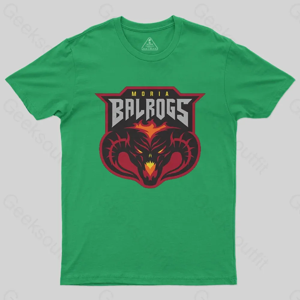 Moria Balrogs Team Logo T-Shirt - Image 7