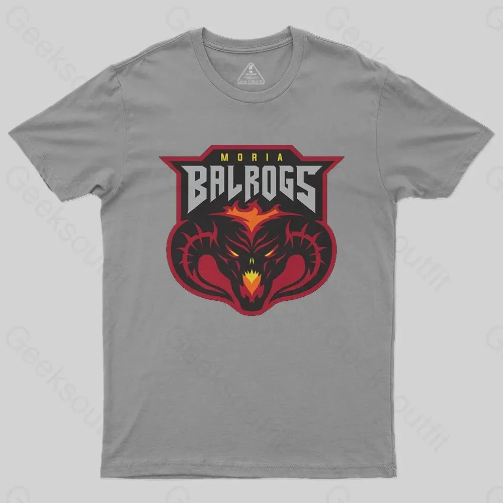 Moria Balrogs Team Logo T-Shirt - Image 4
